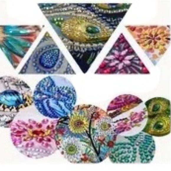 NWT YOUNG GRANDMA DIAMOND ART SIZE 11.8” x 11.8”.  DIY DIAMOND PAINTING, GIFT - Picture 3 of 3